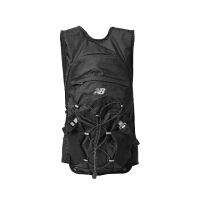 【NEW BALANCE】後背包 15L Hydration 黑 銀 5L水袋 反光 路跑 運動 背包 雙肩包 NB(LAB51212BK)