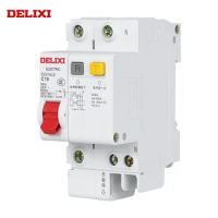 DELIXI Leakage protection circuit breaker MCB RCBO DZ47SLE 6KA 1P+N 230AC type C 6A 10A 16A 20A 25A 32A 40A 50A 63A