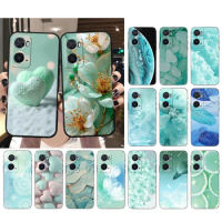 Blue Green Aesthetic Phone Case For OPPO A78 A54S A17 A57S A74 A78 A91 A96 A94 Realme GT Master X3SuperZoom Reno 7 10 11 pro