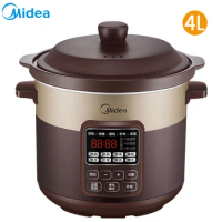 4L Smart Slow cooker Electric Pot Home appliance sous vide cooker Ceramic Cooking Pot Slow Cooker Automatic Electric Stew Pot