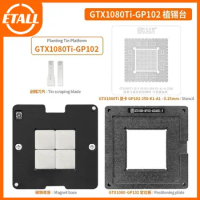 Amaoe GTX1080Ti-GP102 BGA Reballing Stencil Kit for 1080 GPU Graphics Card Repair Work Platform With Stell Mesh GP102-350-K1-A1