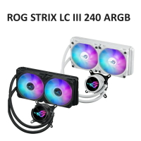 【最高現折268】華碩 ROG STRIX LC III 240 ARGB White Edition 白龍三代/飛龍三代
