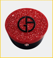 GIORGIO ARMANI 阿瑪尼紅色琉光氣墊盒 COSMETICS RED CUSHION TO GO PREMIUM CRYSTAL FOUNDATION CASE  