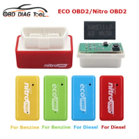 Original Nitro Eco OBD2 Chip Tuning Box For Benzine Diesel Nitro OBD2 Eco OBD2 Full Chips 15% Fuel Save More Power Free Ship