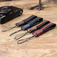 Original Handmade Leather Camera Finger Ring Straps Phone Hand Lanyard for Sony A6000/A5100/NEX5T Canon G7X/G1X Fujifilm X100