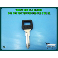 BLANK KEY Fit For VOLVO X80 VL6 GLE008 240 740 760 780 940 960 VL8 P GL DL (76) // กุญแจเปล่า สีดำ