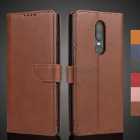 Oneplus 6 Case Wallet Flip Cover Leather Case for Oneplus 6 1+6 Pu Leather Phone Bags protective Holster Fundas Coque
