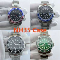 40mm NH35 Case Men's Watch Stainless Steel Automatic Mechanical Watch for Yacht Seiko NH36 Movement Waterproof Sports Watches