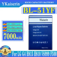 YKaiserin High Quality 7000mAh BL-51YF / BL-51YH Battery For LG G4 H815 H818 H819 VS999 F500 S F500K F500L H811 V32