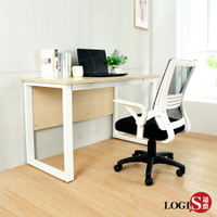 桌子/木紋桌/電腦桌/工作桌 白無印歐風120CM書桌【LOGIS邏爵】【LS-082W】