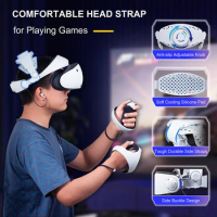 Adjustable Head Strap for Playstation VR2 Reduced Pressure Lightweight PS VR2 Strap Enhanced Support Comfort PS5 VR2 Accessories