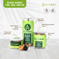 ALAMME Black Garlic Bawang Hitam Tunggal Lanang Premium Alamme 100gr 250gr 500gr Isi 3 pcs Rempah Or