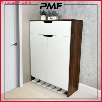 Xiaoguai Home PMF 3 Door Shoes Rack Cabinet / rack Wooden Kasut Almari kasut Set A shoes Drawer Furn