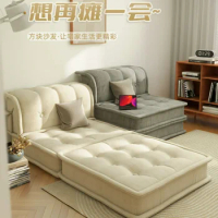Corduroy Fabric Sofa Lazy Sofa Minimalist Single Sofa Bed Home Furniture Living Room Muebles De La Sala