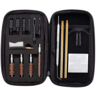 MARS DEFENSE .22/.357/.38/9mm/.40/.45 Caliber 16Pcs/Set Universal Gun Kit Rifle Handgun Pistol Hunting Gun Cleaning Tool Set