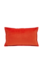 ปลอกหมอนอิงกำมะหยี่ 12x20 รุ่น ANHCC12X20 VELVET 04 สีส้ม