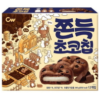 🇰🇷韓國 CW 可可豆 麻糬餅 巧克力豆 餅乾 軟餅乾 麻糬 內陷Q彈 多層次感 韓國餅乾 韓國 巧克力餅乾 巧克力