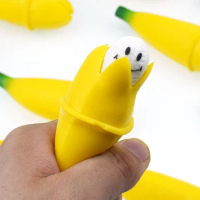 Anti-stress Squish Banana Toys Slow Rising Jumbo Squishy Fruit Squeeze Toy Funny Stress Reliever AntiStress Reduce Pressure Gift