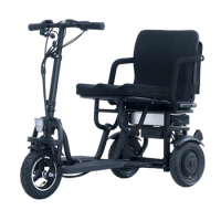High quality adult folding three wheel bicycle electric tricycle Leisure electric tricycle for the elderly disabled