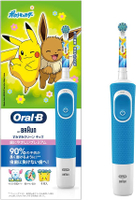【日本代購】博朗歐樂B 全面清潔兒童用藍色電動牙刷兒童用口袋妖怪牙刷D1004132KPKMBLE