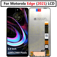 Original 6.8" For Motorola Moto Edge (2021) LCD Display touch panel Digitizer Assembly Replacement For MOTO Edge 2021 Screen