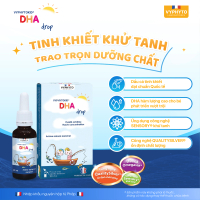 Thực phẩm bảo vệ sức khỏe VYPHYTOKID DHA drop - Bổ sung DHA cho bé, hỗ trợ cải thiện thị lực và não 