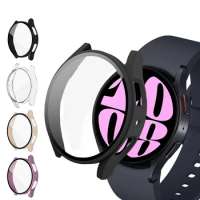 Cover for Samsung Galaxy Watch 5 pro case 45mm 4/6 40mm 44mm accessories PC Bumper Screen Protector Glass Galaxy watch 5 case