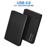 Mobile HDD Case Support 6TB External Hard Drive Enclosure High Speed SSD HDD Hard Disk Box for 2.5inch SATA 1 2 3 Smart Sleep
