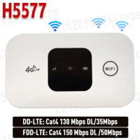 4G Pocket WiFi Router 4G Portable Mobile Hotspot with SIM Card Slot Wireless Modem Wide Coverage 4G WiFi Router WiFi Hotspot
