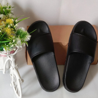 Sandal slop hitam polos termurah Pria wanita|Sandal slop Pria wanita