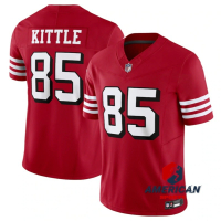 NFL San Francisco 49ers George Kittle Black 2025 FUSE Mens American Football Jersey Limited Edition