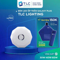 [CHÍNH HÃNG] Ốp Trần Galaxy Plus 30W 40W 60W Ánh Sáng 3 Màu Siêu Sáng Tiết Kiệm Điện Năng TLC LIGHTI