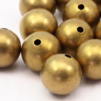 24 Raw Brass Spacer Bead , Findings (12mm) brsm2