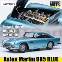 ASTON MARTIN DB5 (CARIBBEAN PEARL/BLUE) Autoart 1/18 ABS door full open sports car model static deco