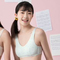 嬪婷-冰牛奶 AA70-85 少女內衣(綠)學生第二階段
