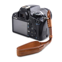 Camera Leather Hand Grip Metal Ring Wrist Strap For Nikon Z7 D7200 D7100 D5300 D5200 D5100 D3400 D3300 D850 D810 L830 D750
