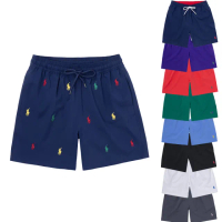 【RALPH LAUREN】RL POLO 經典刺繡小馬海灘短褲 休閒褲-多色組合(平輸品/涼爽舒適)