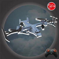 瑪琍歐玩具 V-22魚鷹旋翼機/V22(飛行器適合在室內飛行)