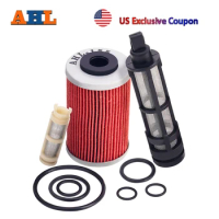 AHL Motorcycle Oil Filter Kit For 390 ADVENTURE RC390 RC 390 R CUP ADAC RC390R 90238015010 High Qual