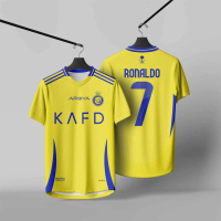 เสื้อแข่ง AL-NASSR HOME พิมพ์ชื่อและหมายเลขด้านหลังได้ฟรี