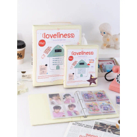 photocard holder binder photocard Korean Instagram-style A4 card album; 9-grid/4-grid card albums; s