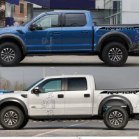 Car Stickers Car Accessories for Ford F150 Ranger Raptor Sport Trunk Decal Vinyl Graphics for Ford F250 Logo Raptor Pickup Tail