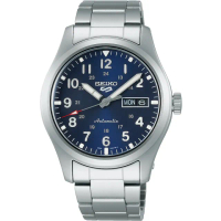 【SEIKO 精工】5 Sports 精工 軍風機械錶 指針錶 手錶 禮物 畢業(4R36-10A0B/SRPG29K1-39.4mm)
