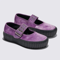 【VANS 官方旗艦】Vans Mary Jane Creeper 男女款紫色滑板鞋