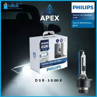 LAMPU MOBIL PHILIPS D2R WHITE VISION PLUS 5000K 35W