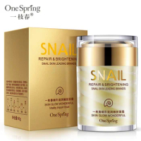 OneSpring Face Cream Whitening Snail Cream Aloe Vera Anti Aging Anti Wrinkle Nourishing Acne Treatment Moisturizing Repair Skin