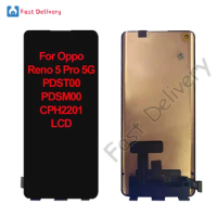 For Oppo Reno5 Pro 5G Reno 5 Pro 5G LCD Display Touch Screen Digitizer Assembly For Oppo PDST00 PDSM