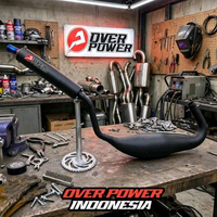 KNALPOT NINJA R SS RR SUPER COBRA PREMIUM BLACK ORIGINAL OVER POWER INDONESIA BUKAN HBY DBS