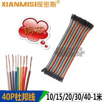 40P彩色杜邦線 母對母 公對公 公對母 10/15/21/30/40CM 純銅