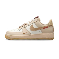 【NIKE 耐吉】WMNS AIR FORCE 1 07 LX 女 休閒鞋 皮革 蛇年限定 奶茶白(HV5990172)